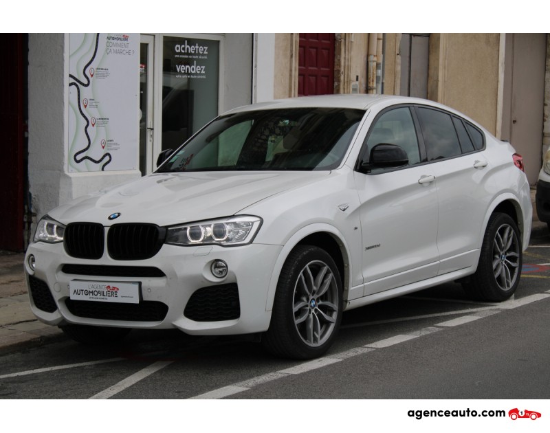 Aankoop Gebruikte Auto, Goedkope Gebruikte Auto | Agence Auto Bmw X4 3.0 D 260 M-SPORT XDRIVE BVA ( Moteur à chaîne, Radar Av / Arr, GPS ... ) Blanc Jaar 2016 Automatique Diesel