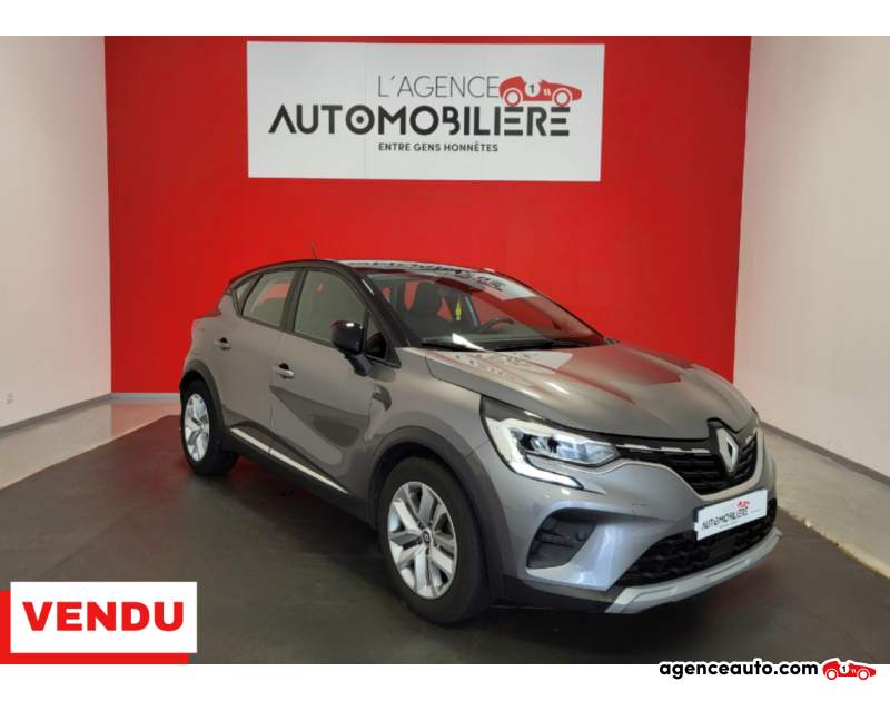 Achat voiture occasion, Auto occasion pas cher | Agence Auto Renault Captur 1.5 BLUEDCI 115 BUSINESS 1ERE MAIN + ATTELAGE Gris Année 2021 Manuelle Diesel