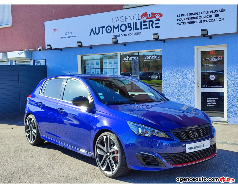 Achat voiture occasion, Auto occasion pas cher | Agence Auto Peugeot 308 1.6 THP 270ch GTi S&S Bleu Année 2017 Manuelle Essence