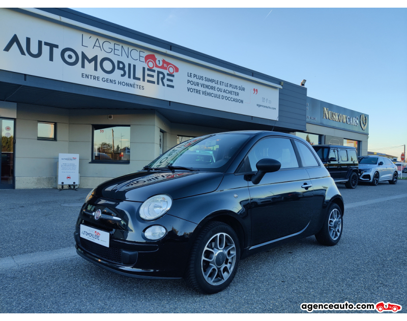 Gebrauchtwagenkauf, Günstige Gebrauchtwagen | Automobilienagentur Fiat 500 1.2 MPi 69 ch Noir Jahr 2009 Manuelle Essence