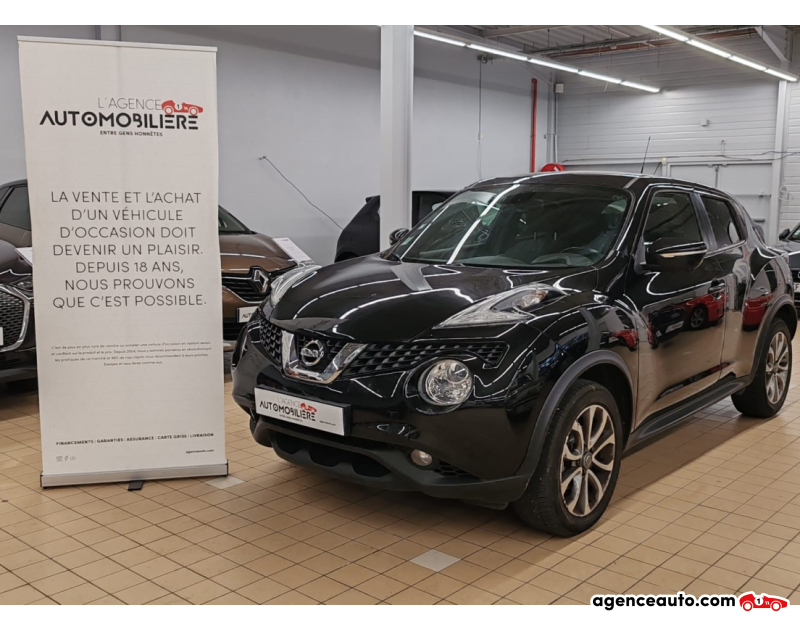 Achat voiture occasion, Auto occasion pas cher | Agence Auto Nissan Juke 1.2e Dig-T 115 S/S system Tekna Noir Année 2015 Manuelle Essence