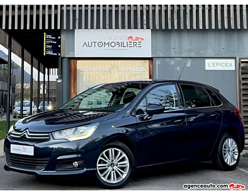 Achat voiture occasion, Auto occasion pas cher | Agence Auto Citroen C4 1.6 HDi 92ch Millenium / GPS Bleu Année 2013 Manuelle Diesel