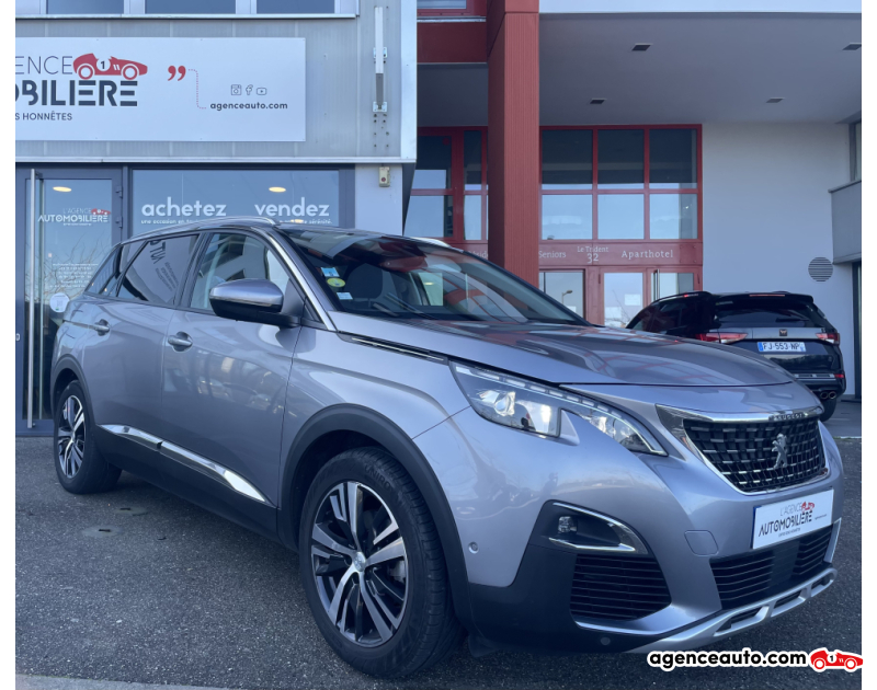 Achat voiture occasion, Auto occasion pas cher | Agence Auto Peugeot 5008 II 1.5 BlueHDi 130 cv Allure Business Gris Année 2019 Manuelle Diesel