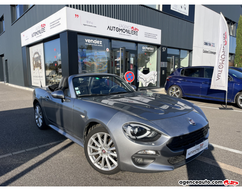 Compra de Coches Usados, Coches Usados Baratos %'|'% Agence Auto Fiat 124 Spider SPIDER 1.4 MULTIAIR 140 CV - GARANTIE 12 MOIS Gris Año 2016 Manuelle Essence