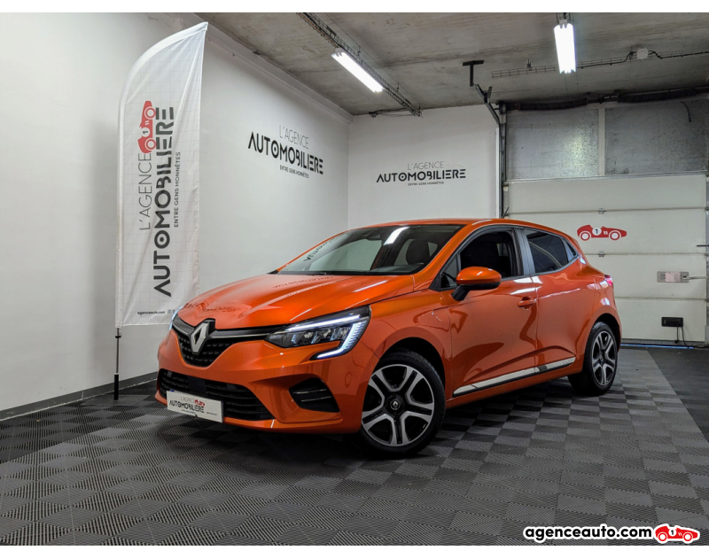 Achat voiture occasion, Auto occasion pas cher | Agence Auto Renault Clio V 1.0 TCE 100 ZEN Orange Année 2019 Manuelle Essence