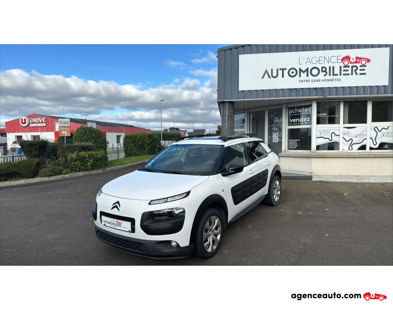 Compra de Coches Usados, Coches Usados Baratos %'|'% Agence Auto Citroen C4 Cactus 1.2 PURETECH 82 FEEL Blanc Año 2016 Manuelle Essence