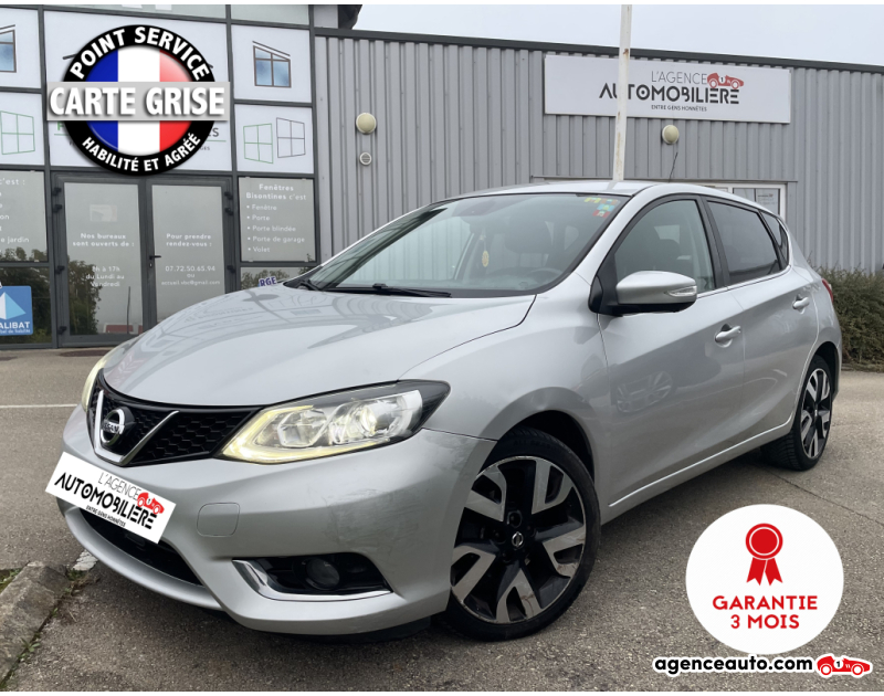 Achat voiture occasion, Auto occasion pas cher | Agence Auto Nissan pulsar 1.5 dCi 110 cv Tekna Argent Année 2016 Manuelle Diesel