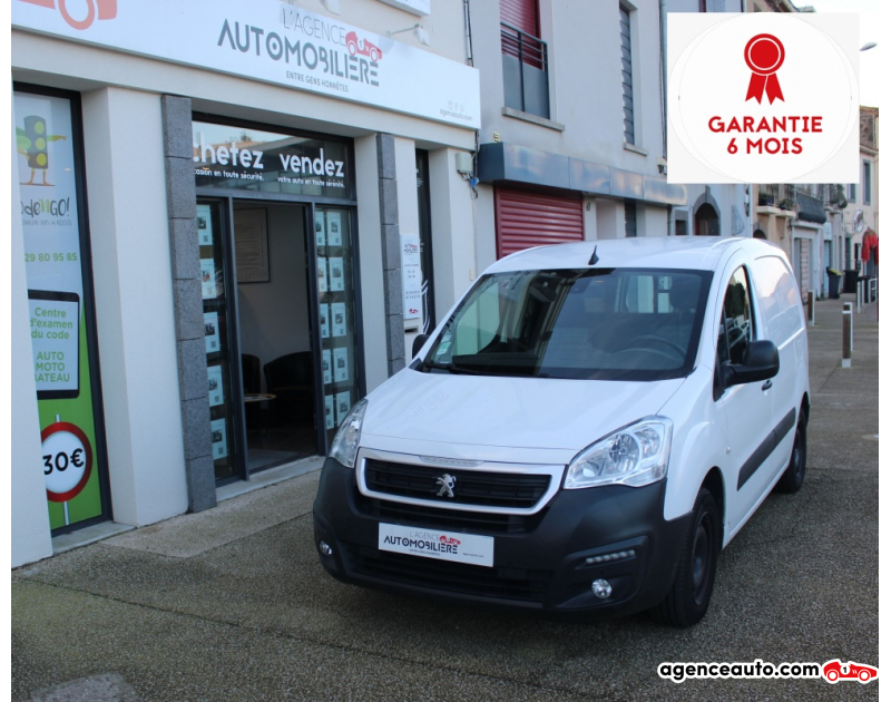 Achat voiture occasion, Auto occasion pas cher | Agence Auto Peugeot Partner 1.6 BLUEHDI 120CH L1 PACK CLIM NAV S&S (1ère main, Entretien Peugeot, Carplay, Caméra de recul ... ) Blanc Année 2016 Manuelle Diesel