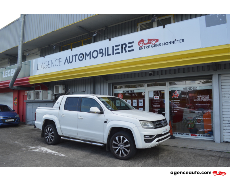 Compra de Coches Usados, Coches Usados Baratos %'|'% Agence Auto Volkswagen Amarok 3.0 V6 TDI 224ch Aventura 4Motion 4x4 Blanc Año 2017 Automatique Diesel