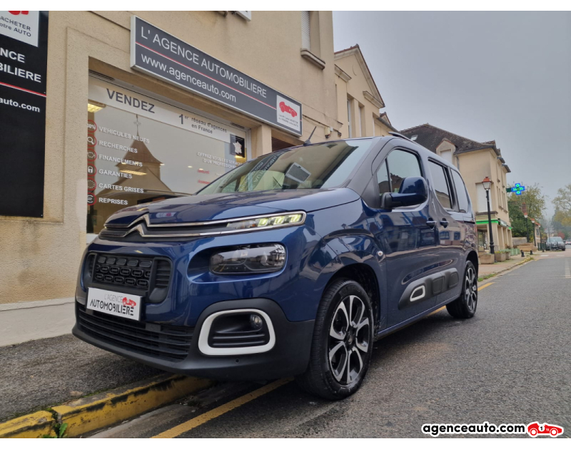 Gebrauchtwagenkauf, Günstige Gebrauchtwagen | Automobilienagentur Citroen Berlingo M 1.5 BlueHDi 102cv SHINE SUPERBE ETAT Bleu Jahr 2020 Manuelle Diesel