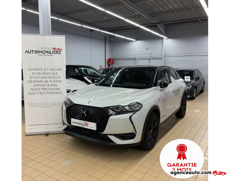 Achat voiture occasion, Auto occasion pas cher | Agence Auto Citroen DS3 Crossback 1.5 BLUEHDI 100 PERFORMANCE LINE Blanc Année 2019 Manuelle Diesel
