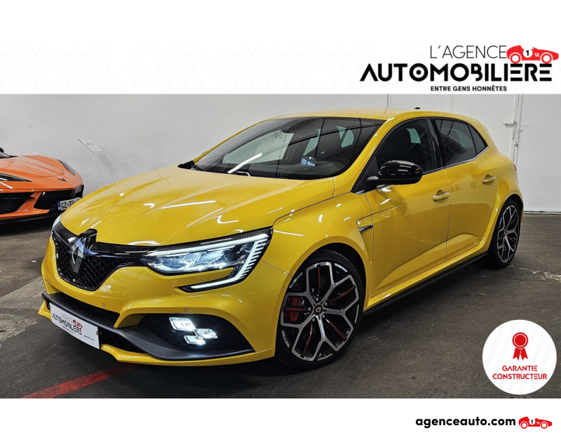 Achat voiture occasion, Auto occasion pas cher | Agence Auto Renault Megane RS TROPHY 300ch SIRIUS BVM PH2 (Garantie 02/2026) Jaune Année 2020 Manuelle Essence