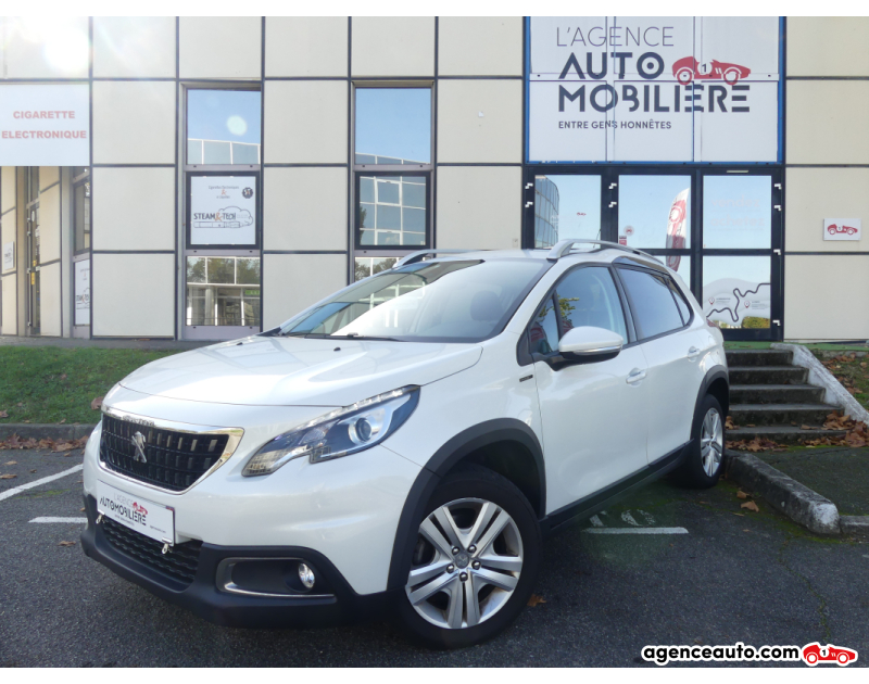 Gebrauchtwagenkauf, Günstige Gebrauchtwagen | Automobilienagentur Peugeot 2008 1.2 PURETECH 110 S&S SIGNATURE Blanc Jahr 2019 Manuelle Essence
