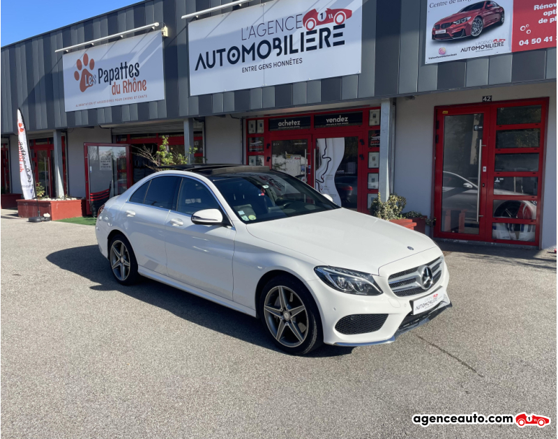 Compra de Carros Usados, Carros Usados Baratos | Auto Immo Mercedes Classe C 250 d Pack AMG 204 cv 4MATIC 7G-Tronic Blanc Ano 2016 Automatique Diesel