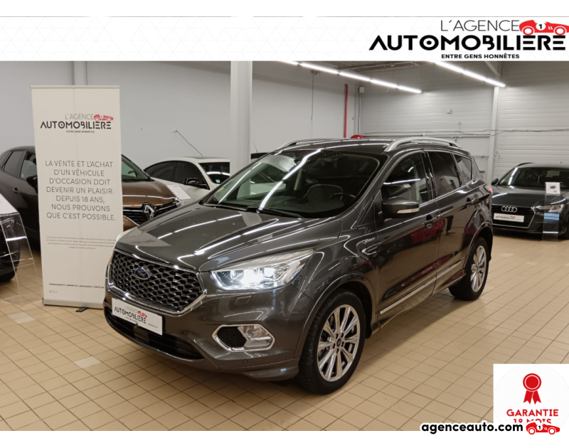 Gebrauchtwagenkauf, Günstige Gebrauchtwagen | Automobilienagentur Ford Kuga II (2) 1.5 TDCI 120 S&S 4X2 VIGNALE POWERSHIFT Gris Jahr 2017 Automatique Diesel