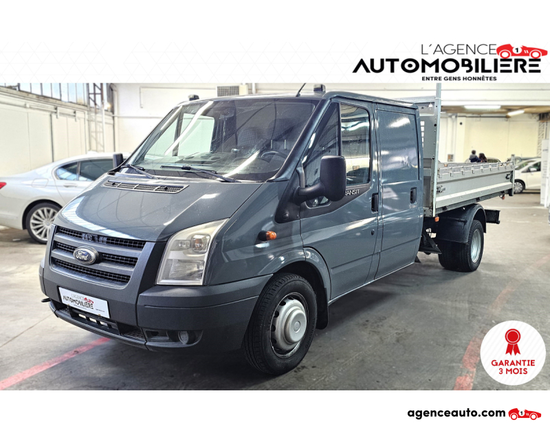 Achat voiture occasion, Auto occasion pas cher | Agence Auto Ford Transit Benne Fourgon 2.4 TDCI 135 Gris Année 2012 Manuelle Diesel
