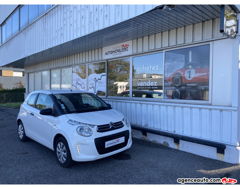 Achat voiture occasion, Auto occasion pas cher | Agence Auto Citroen C1 72CV 3 Portes 1.0 VTi 72CV - Garantie 12 mois Blanc Année 2020 Manuelle Essence
