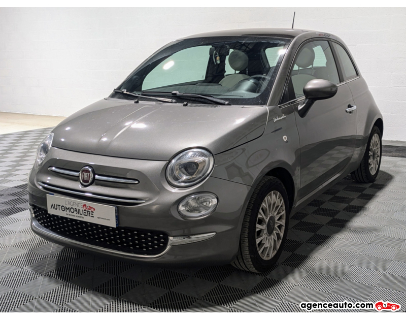 Achat voiture occasion, Auto occasion pas cher | Agence Auto Fiat 500 1.0 70 HYBRIDE BSG DOLCEVITA Gris Année 2022 Manuelle Hybride
