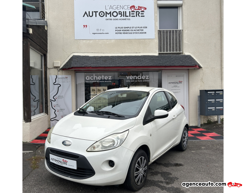 Compra de Coches Usados, Coches Usados Baratos %'|'% Agence Auto Ford Ka 1.2 69 TREND Blanc Año 2010 Manuelle Essence