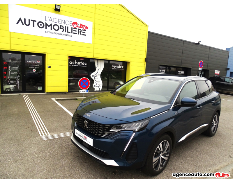 Compra de Carros Usados, Carros Usados Baratos | Auto Immo Peugeot 3008 GENERATION-II 1.6 225H 180 HYBRID PHEV ALLURE PACK E-EAT BVA Bleu Ano 2021 Automatique Hybride