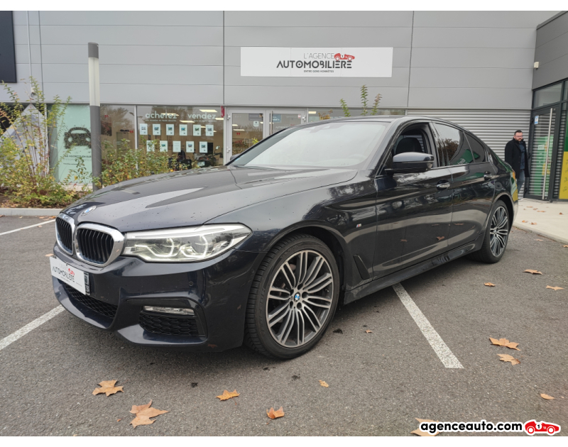 Compra de Coches Usados, Coches Usados Baratos %'|'% Agence Auto Bmw Série 5 520d xDrive 190ch BVA M Sport (F90) Bleu Año 2017 Automatique Diesel