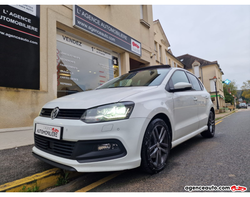 Achat voiture occasion, Auto occasion pas cher | Agence Auto Volkswagen Polo II 1.2 TSI BlueMotion DSG7 110cv R-LINE +OPTIONS Blanc Année 2017 Automatique Essence