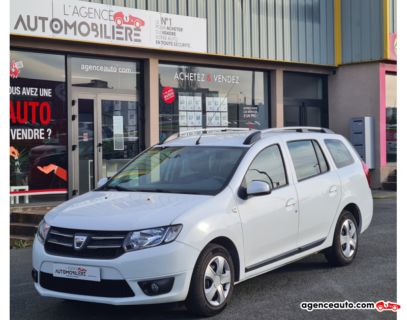 Achat voiture occasion, Auto occasion pas cher | Agence Auto Dacia Logan MCV 0.9 TCE ECO2 90 CH LAUREATE Blanc Année 2015 Manuelle Essence