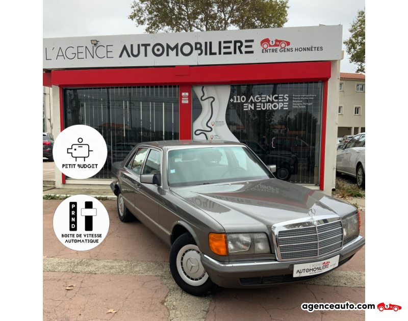 Achat voiture occasion, Auto occasion pas cher | Agence Auto Mercedes 280 SE 2.7 185CV (W126) BOÎTE AUTO Gris Année 1985 Automatique Essence