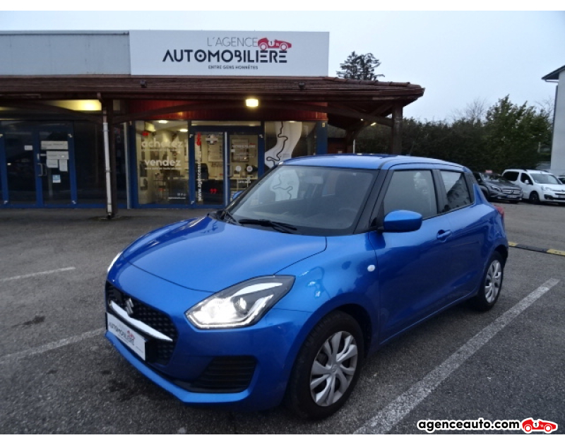 Aankoop Gebruikte Auto, Goedkope Gebruikte Auto | Agence Auto Suzuki Swift 1.2 83 DUALJET HYBRID AVANTAGE Bleu Jaar 2021 Manuelle Hybride