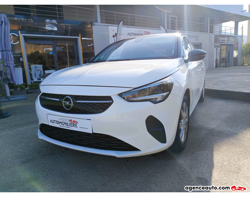Achat voiture occasion, Auto occasion pas cher | Agence Auto Opel Corsa 1.2 T 100 EDITION BUSINESS BVA Blanc Année 2022 Automatique Essence