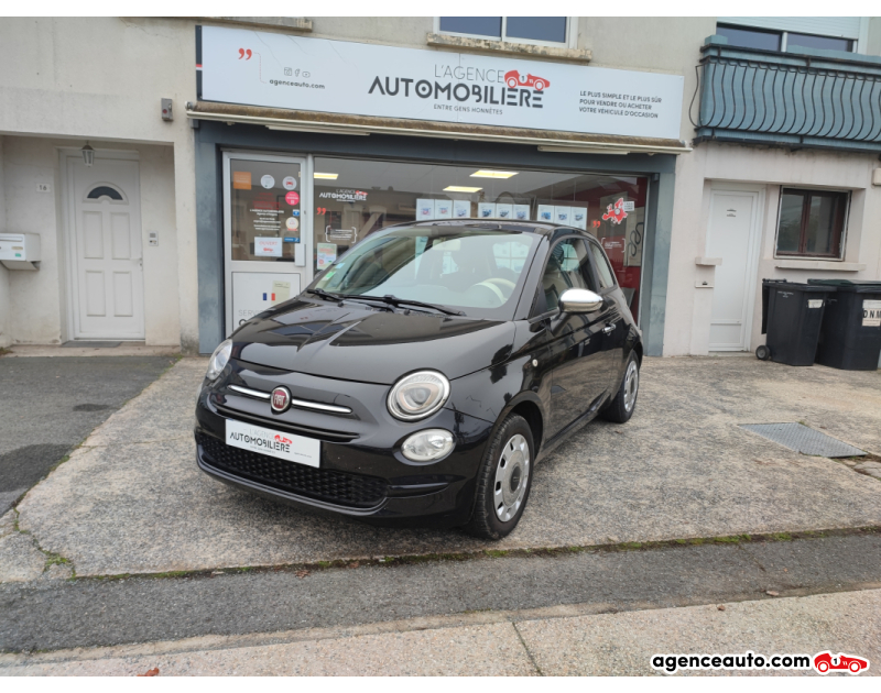 Achat voiture occasion, Auto occasion pas cher | Agence Auto Fiat 500 Phase 3 1.2 POP S&S 69 cv Distribution neuve Noir Année 2015 Manuelle Essence