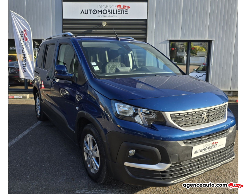 Achat voiture occasion, Auto occasion pas cher | Agence Auto Peugeot RIFTER 1.5 BLUEHDI 100 ALLURE Bleu Année 2019 Manuelle Diesel