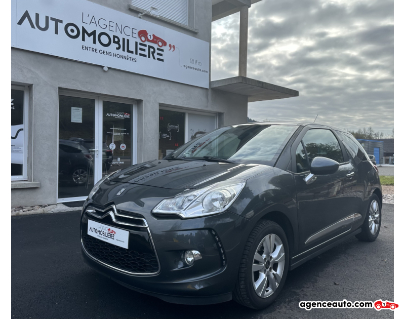 Achat voiture occasion, Auto occasion pas cher | Agence Auto Citroen DS3 1.6 VTI 120 cv SOCHIC Gris Année 2014 Manuelle Essence