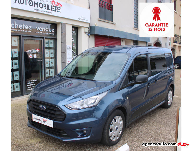 Gebrauchtwagenkauf, Günstige Gebrauchtwagen | Automobilienagentur Ford Transit Connect Phase 2 L2 H1 1.5 EcoBlue double cabine S&S 120 cv ( Première main , Entretien complet FORD ) Bleu Jahr 2019 Manuelle Diesel