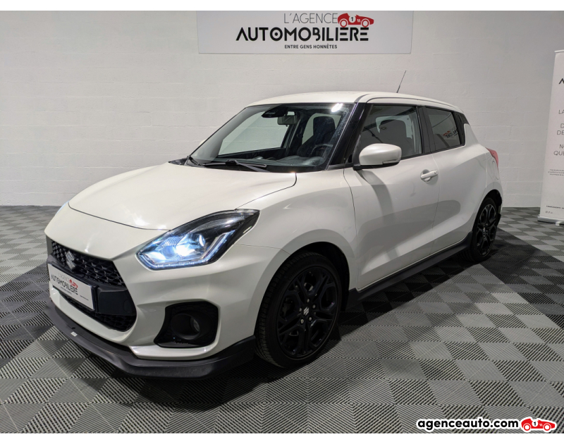 Achat voiture occasion, Auto occasion pas cher | Agence Auto Suzuki Swift IV 1.4 BOOSTERJET 140 SPORT Blanc Année 2019 Manuelle Essence