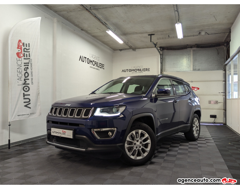 Aankoop Gebruikte Auto, Goedkope Gebruikte Auto | Agence Auto Jeep Compass 1.3 PHEV T4 190 4XE EAWD LIMITED AT6 Bleu Jaar 2020 Automatique Hybride rechargeable