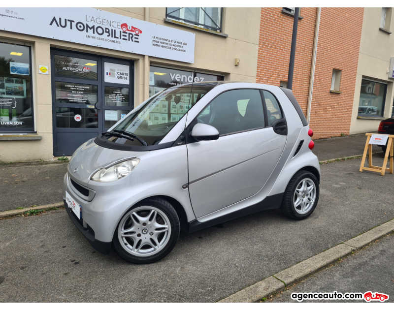 Achat voiture occasion, Auto occasion pas cher | Agence Auto Smart Fortwo II 52 KW COUPE & PASSION MHD SOFTOUCH Gris Année 2008 Automatique Essence