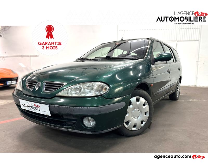Compra de Coches Usados, Coches Usados Baratos %'|'% Agence Auto Renault Megane 1.6 PACK CLIM Vert Año 1999 Manuelle Essence