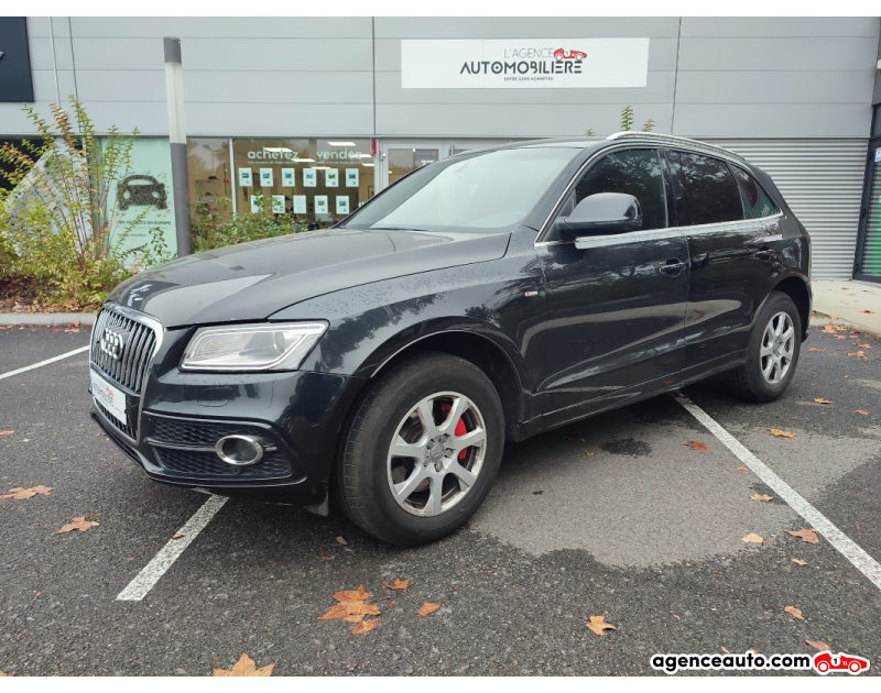 Compra de Coches Usados, Coches Usados Baratos %'|'% Agence Auto Audi Q5 3.0 V6 TDI 245ch S Line Quattro S Tronic (Caméra, Bluetooth, Sièges Chauffants) Noir Año 2012 Automatique Diesel