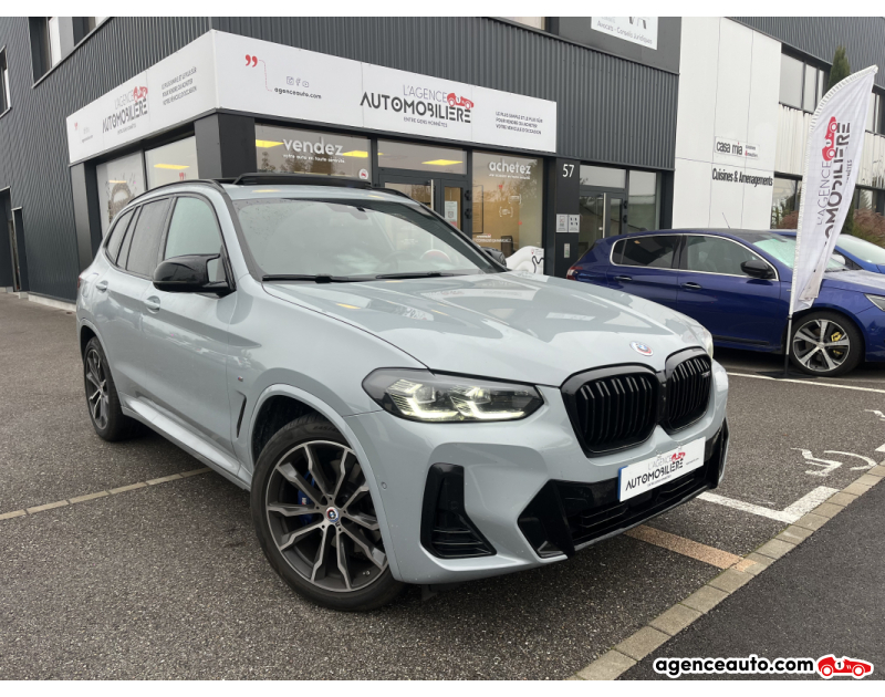Achat voiture occasion, Auto occasion pas cher | Agence Auto Bmw X3 M40D MILD-HYBRID 340CV M-PERFORMANCE X-DRIVE Gris Année 2022 Automatique Diesel