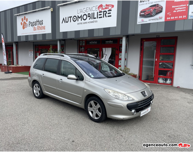 Gebrauchtwagenkauf, Günstige Gebrauchtwagen | Automobilienagentur Peugeot 307 SW 1.6 HDi 110 cv Pack Clim Gris Jahr 2005 Manuelle Diesel