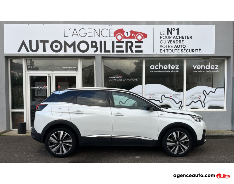 Achat voiture occasion, Auto occasion pas cher | Agence Auto Peugeot 3008 2.0 BLUE HDI 180 CV EAT8 GT LINE Blanc Année 2020 Automatique Diesel