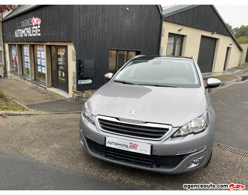 Achat voiture occasion, Auto occasion pas cher | Agence Auto Peugeot 308 SW STYLE 1.6 BLUEHDI 120 CH Gris Année 2015 Manuelle Diesel