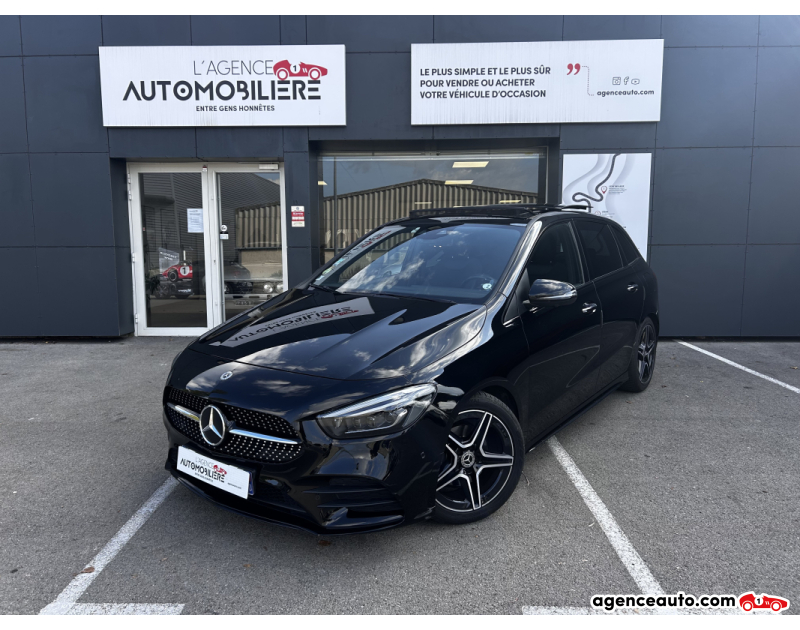 Aankoop Gebruikte Auto, Goedkope Gebruikte Auto | Agence Auto Mercedes Classe B 200D 2.0 AMG LINE 150 cv 8G-DCT Zwart Jaar 2019 Automatische auto Diesel
