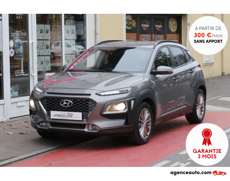 Compra de Carros Usados, Carros Usados Baratos | Auto Immo Hyundai KONA 1.0 T-GDi 120 Executive BVM6 (Attelage,GPS,Bluetooth) Gris Ano 2017 Manuelle Essence