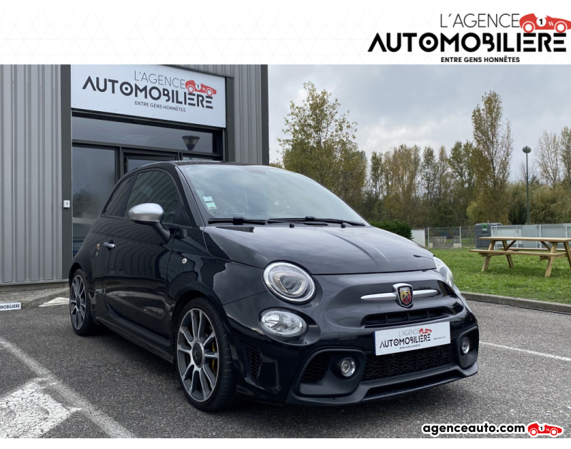 Achat voiture occasion, Auto occasion pas cher | Agence Auto Fiat 500 595 ABARTH (2) 1.4 TURBO 165CH TURISMO - GARANTIE 12 MOIS Noir Année 2018 Automatique Essence
