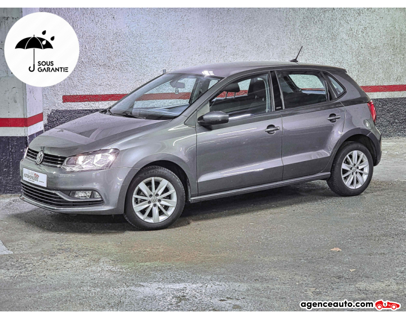 Gebrauchtwagenkauf, Günstige Gebrauchtwagen | Automobilienagentur Volkswagen Polo V TDi 90 BMT AllStar 5 Portes Euro6 Gris Jahr 2016 Manuelle Diesel