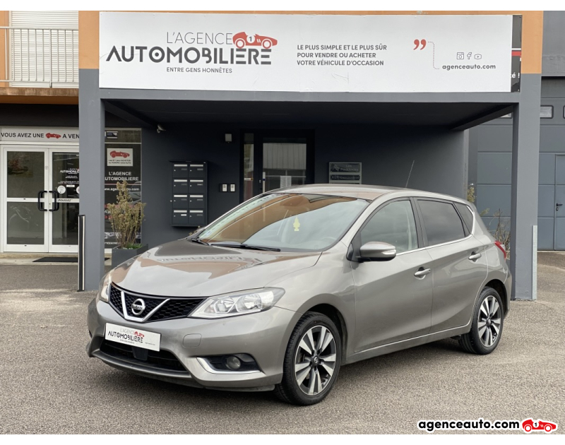 Achat voiture occasion, Auto occasion pas cher | Agence Auto Nissan pulsar 1.2 DIG-T 115 CV N-CONNECTA Marron Année 2017 Manuelle Essence