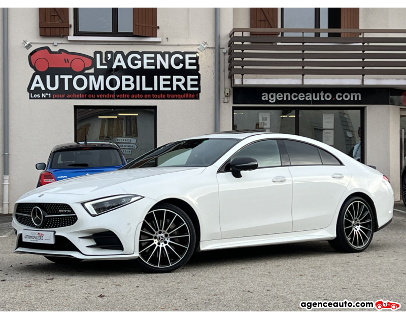Compra de Coches Usados, Coches Usados Baratos %'|'% Agence Auto Mercedes Classe CLS 400d 340ch AMG LINE 4Matic Blanc Año 2018 Automatique Diesel