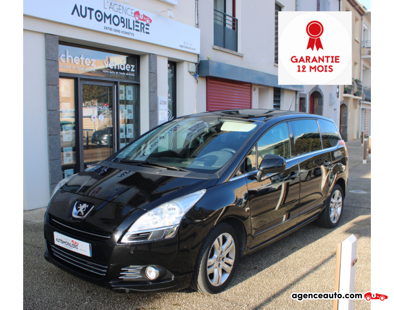 Aankoop Gebruikte Auto, Goedkope Gebruikte Auto | Agence Auto Peugeot 5008 1.6 HDi 112CH PREMIUM PACK ( Garantie 12 mois National ) Noir Jaar 2010 Manuelle Diesel